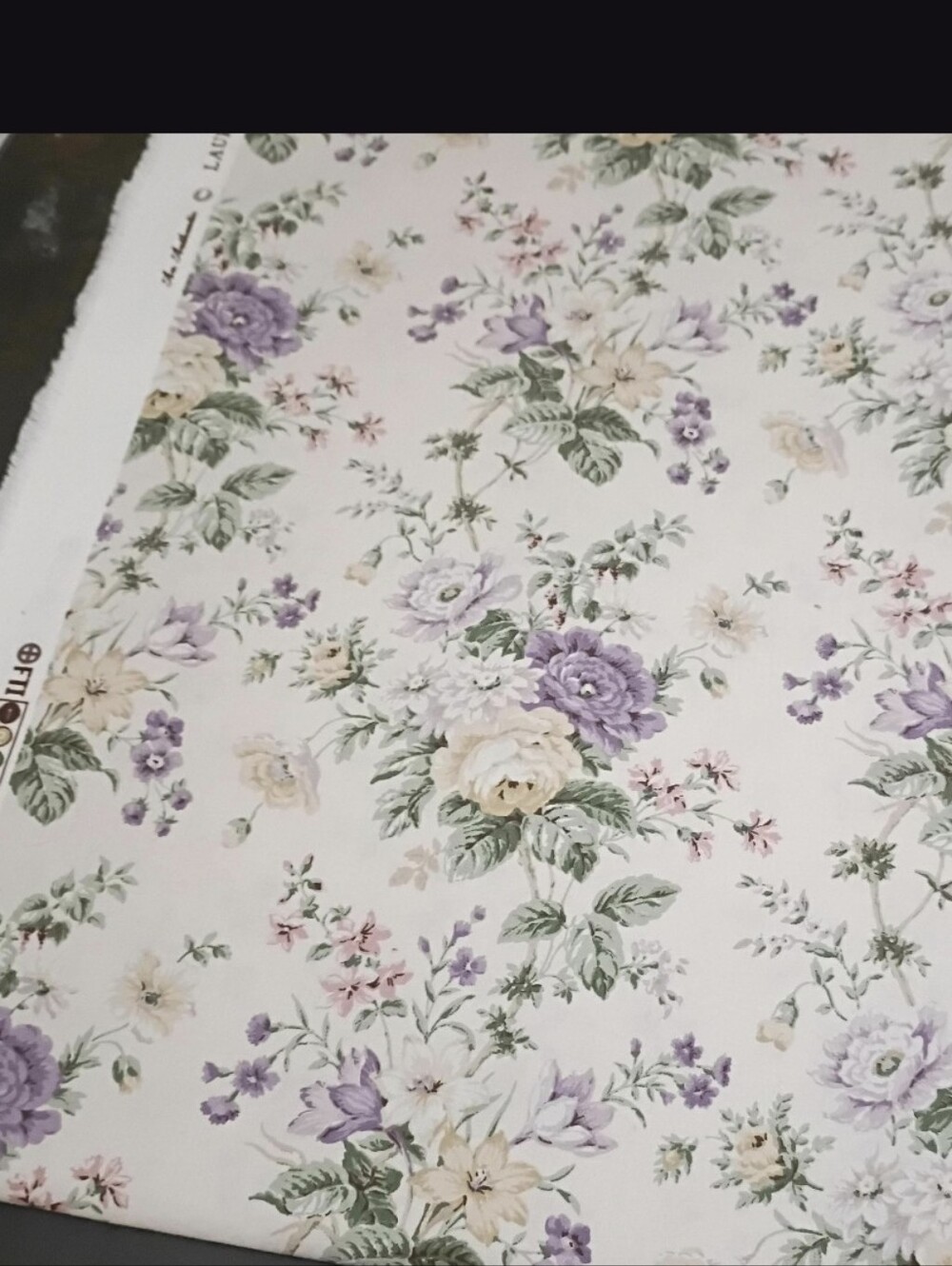 Laura Ashley English Country Floral Fabric Scrap